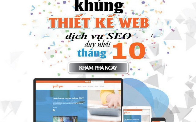 Ưu đãi thiết kế web và dịch vụ SEO tháng 10 tại P.a Việt Nam Digital