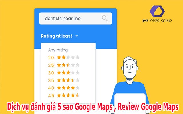 Dịch vụ đánh giá 5 sao Google Maps sáng tạo ( Reviews Google Maps)