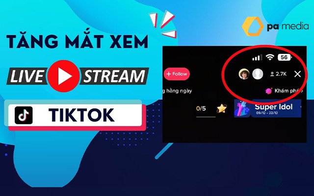 Top 5+ Web Tăng Mắt Livestream Tiktok Giá Rẻ 2026